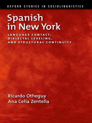 cover image of Spanish in New York
